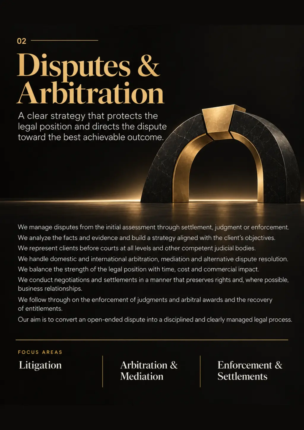 Dispute Resolution & Litigation